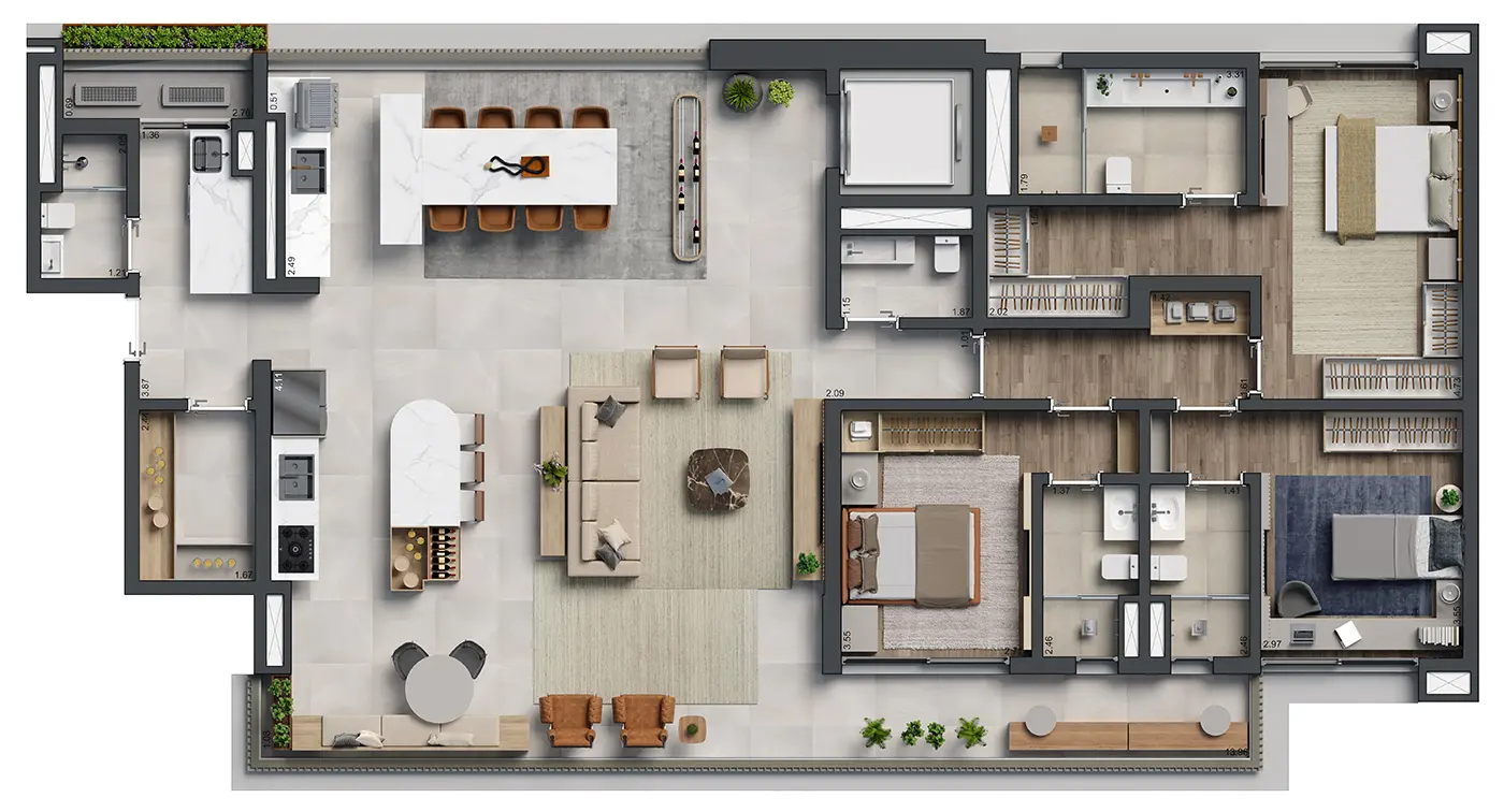 Planta do projeto
