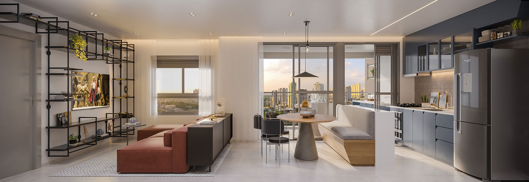 Living Ampliado - 83m²