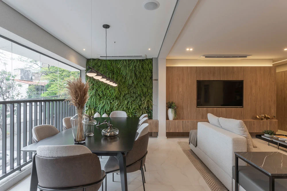 Living do decorado Incorporadora