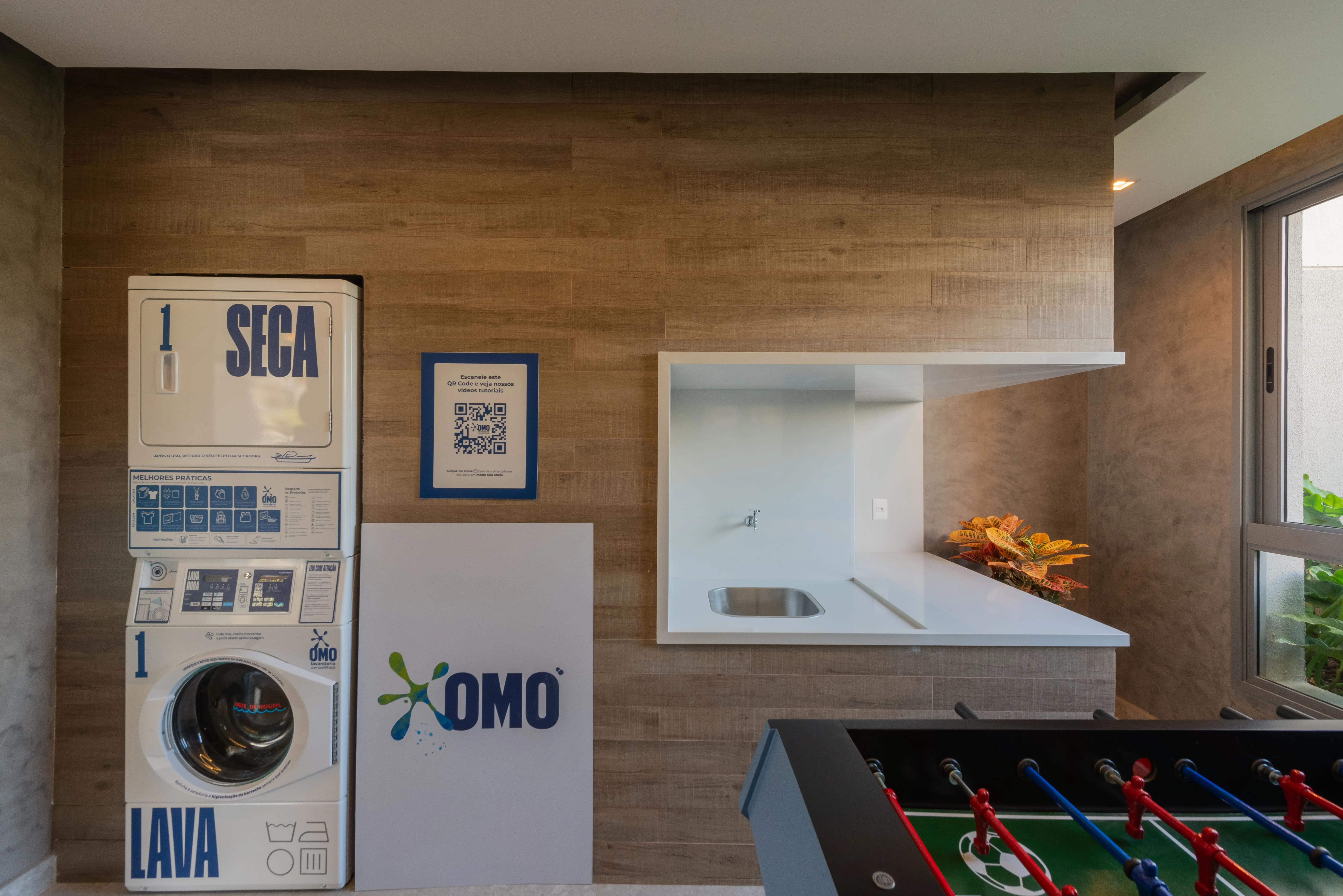 OMO lavanderia compartilhada