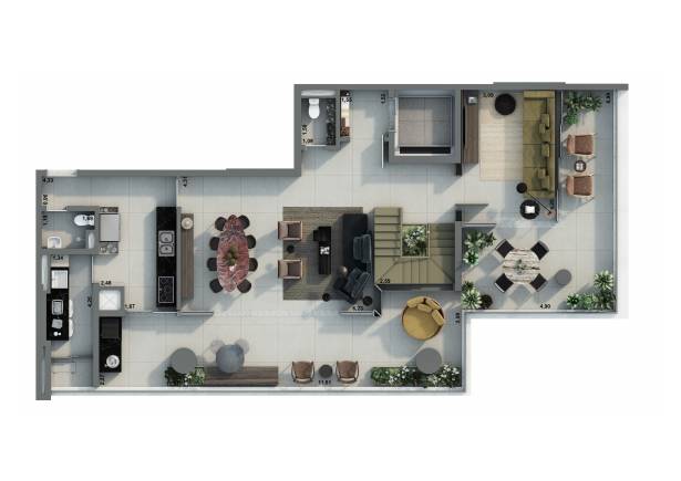 295m² Duplex (Inferior) H.I. Pinheiros Setin Incorporadora