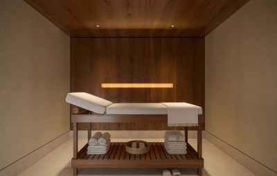 Perspectiva da Sala de massagem Teçá Setin Incorporadora