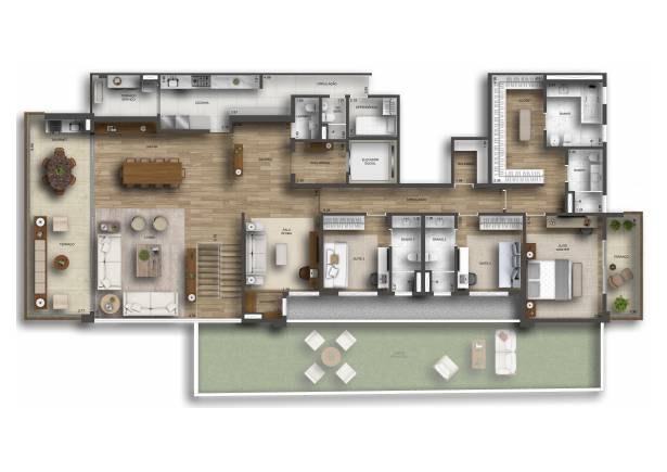 Duplex - Piso Superior Aeté Jardim Paulista Setin Incorporadora