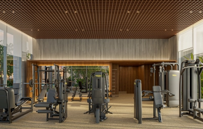 Perspectiva da Academia de Musculação Teçá Setin Incorporadora
