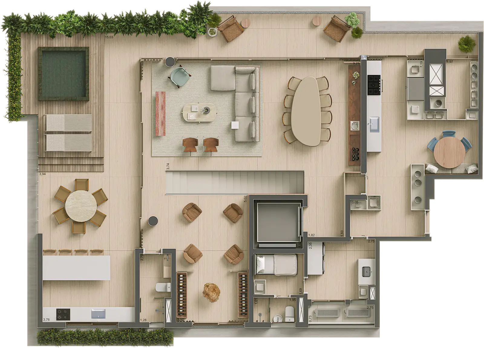 planta duplex